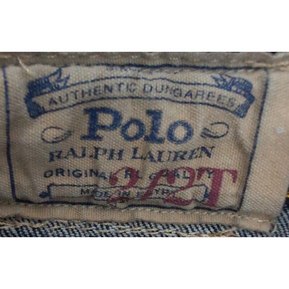 Polo Ralph Lauren Premium Denim Blue Jeans Authentic Dungarees Toddler 2T Slim - Picture 3 of 5